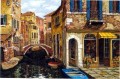 YXJ0436e 印象派ヴェネツィアの風景